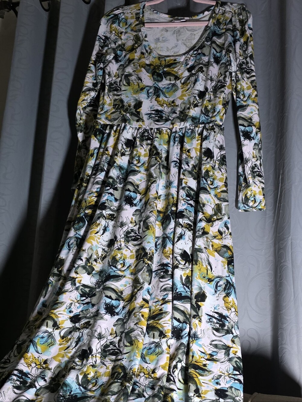 LuLaRoe long sleeve floral print dress
